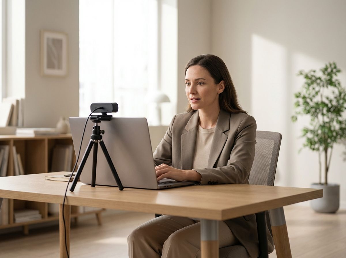 Jobinterview per Video: So wirken Sie professionell ohne Studio-Setup